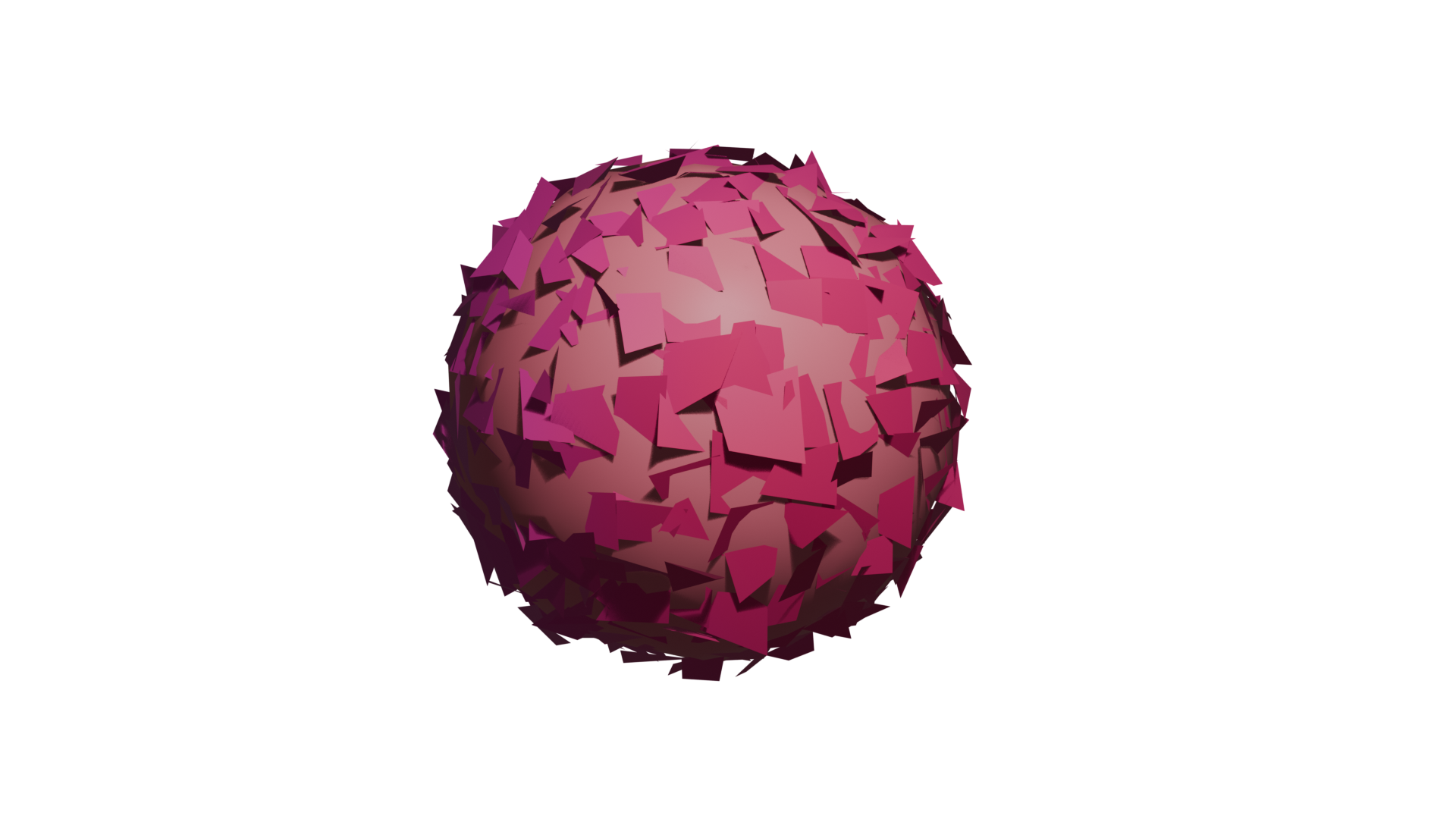 Forest pink bush asset